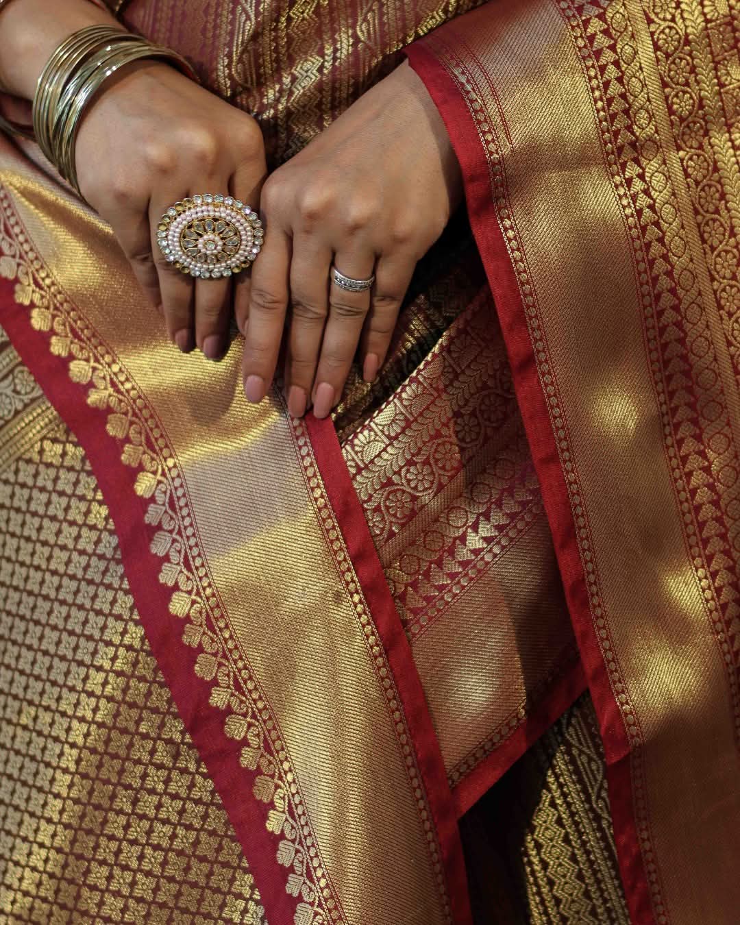 Banarasi soft silk saree
