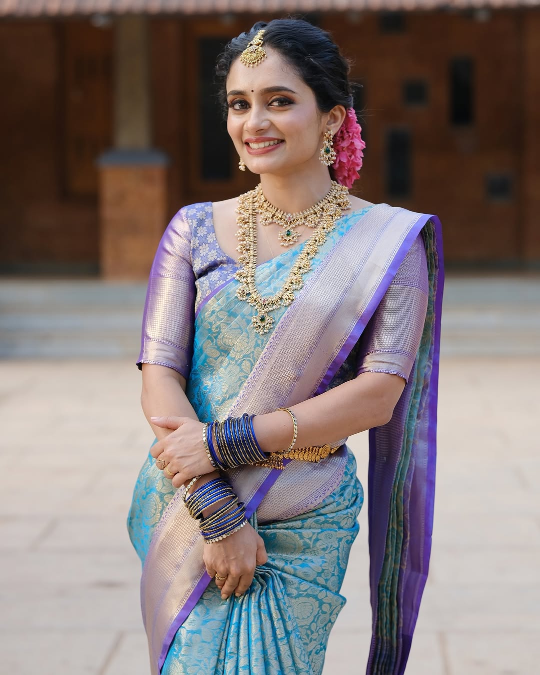 Banarasi tissue silk