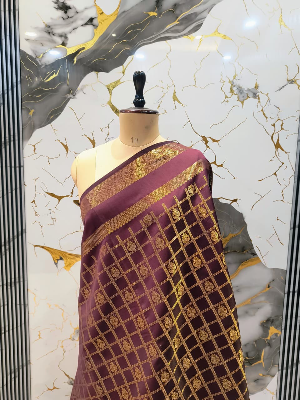 Traditional Banarasi soft silk saree